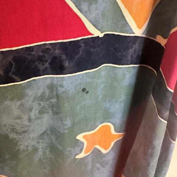 Vtg Womens Endeavor Sleeveless Maxi Dress S/M Colorful Geometric Pattern Boho - Picture 6 of 8